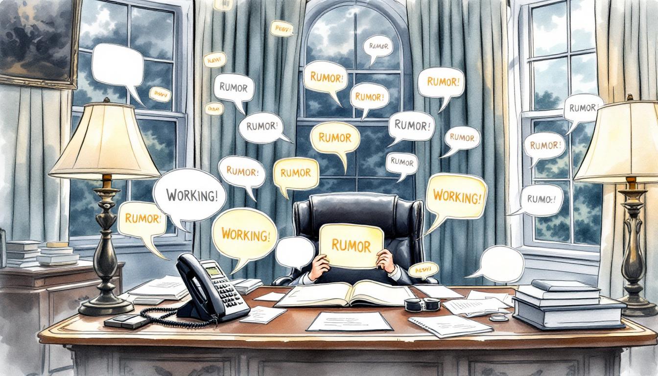 White House Debunks President Trump Hospitalization Rumors